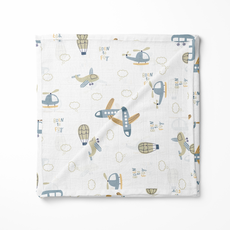 Loreto Baby Muslin Swaddle Combo Pack of 3 | 100% Cotton | Born To Fly, Cupcake & Little Duck