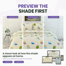 Multicolor Birds 186 TC Cotton King Size Bedsheet with 2 Pillow Covers - Soft, Durable & Gift-Ready (108 x 108 Inches)