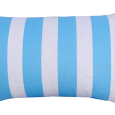 Multicolor Vibrant Stripes 144 TC Cotton Pillow Cover Set of 2 - Soft, Breathable & Durable (17 x 27 Inches)