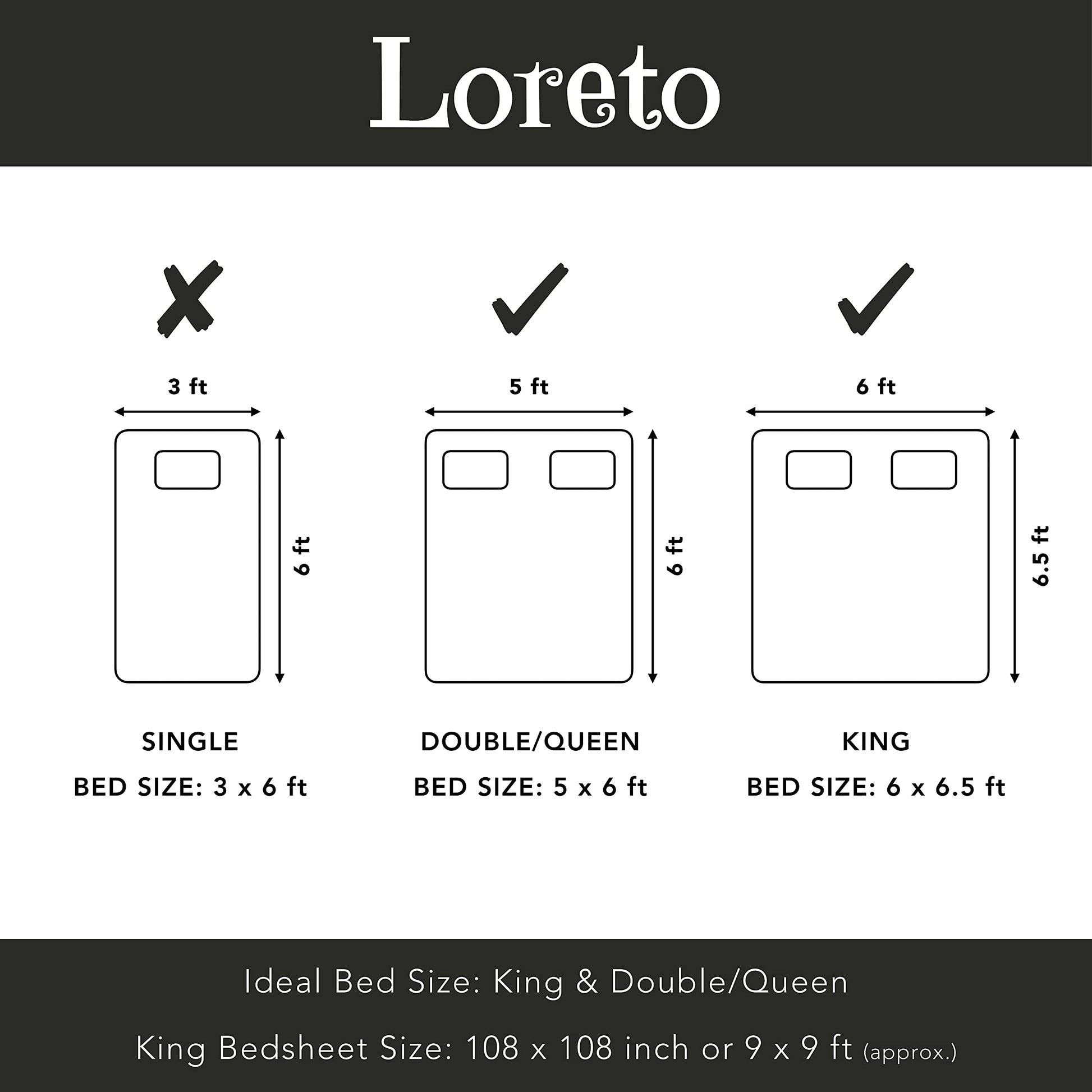 Green Leaf King Bedsheet - 210 TC 100% Cotton with 2 Pillow Covers (108 x 108 Inches)
