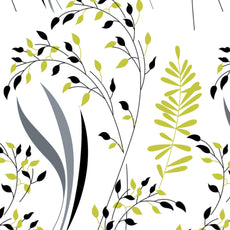 Olive & Charcoal Trail 100% Pure Cotton Bedsheet for Single Bed | 186 TC Soft & Breathable Flat Sheet with Pillow Cover | 58 x 88 Inches