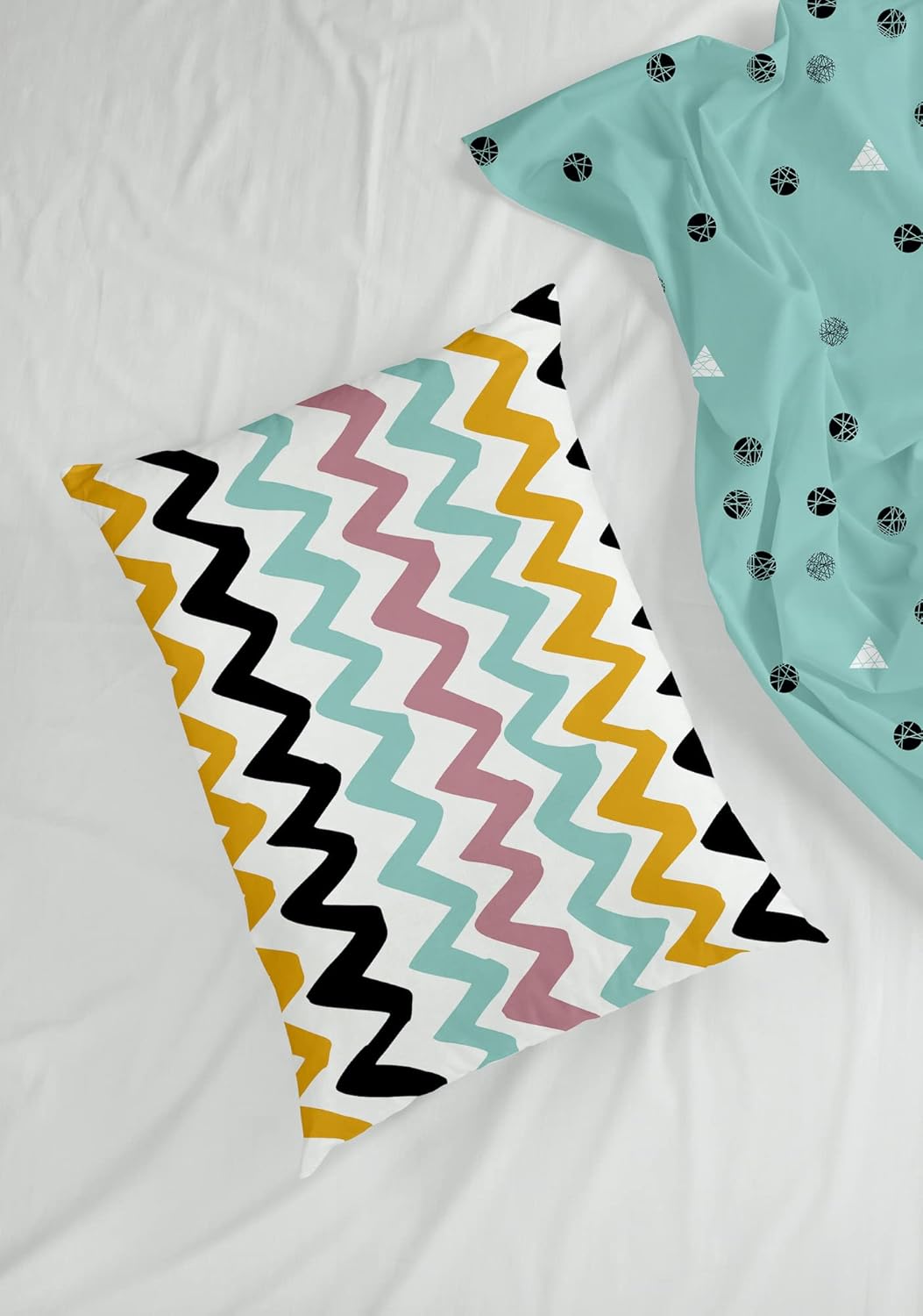 Dream Sky Star 100% Cotton Pillow Covers, Pack of 2, 144 TC