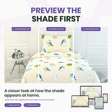 Multicolor Birds 100% Cotton Single Bed Bedsheet with Pillow Cover | 186 TC Percale Weave | Soft, Durable & Breathable Flat Sheet 58 x 88 Inches