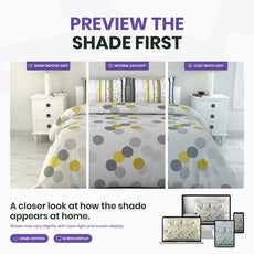 Soft White Tender Shoots Design Soft & Breathable 100% Cotton Flat King Bedsheet, 144 TC