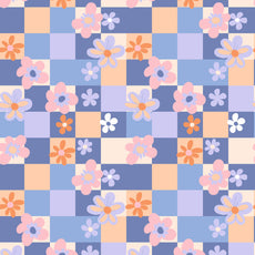 Pastel Floral 144 TC 100% Cotton Elastic Fitted Single Bedsheet with 1 Pillow Cover - 78 x 36 Inches