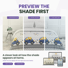 Car Ride 186 TC Cotton King Size Bedsheet with 2 Pillow Covers - Soft, Durable & Gift-Ready (108 x 108 Inches)