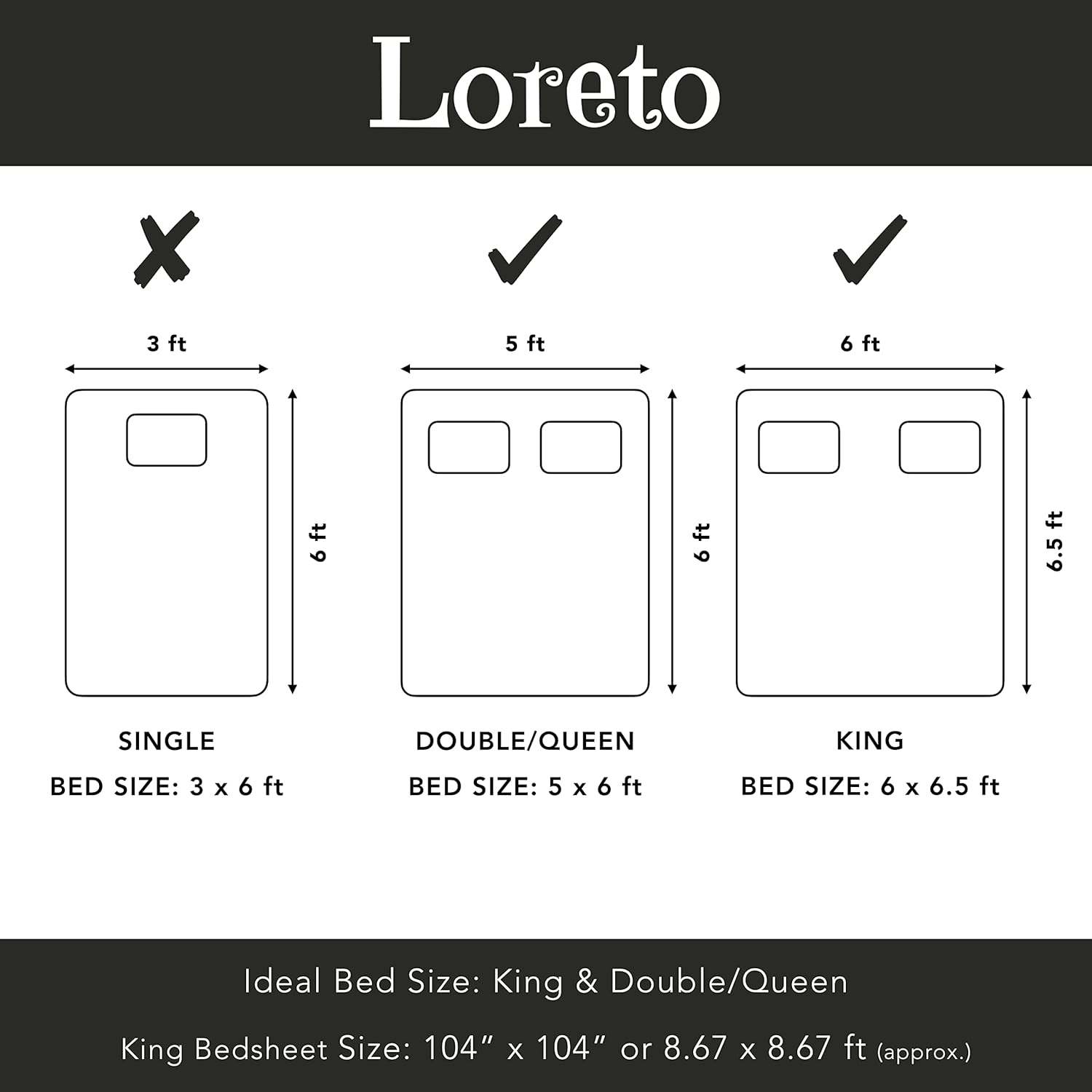 Cherry Red & Cobalt Blue Soft & Breathable 100% Cotton Flat King Bedsheet, 144 TC