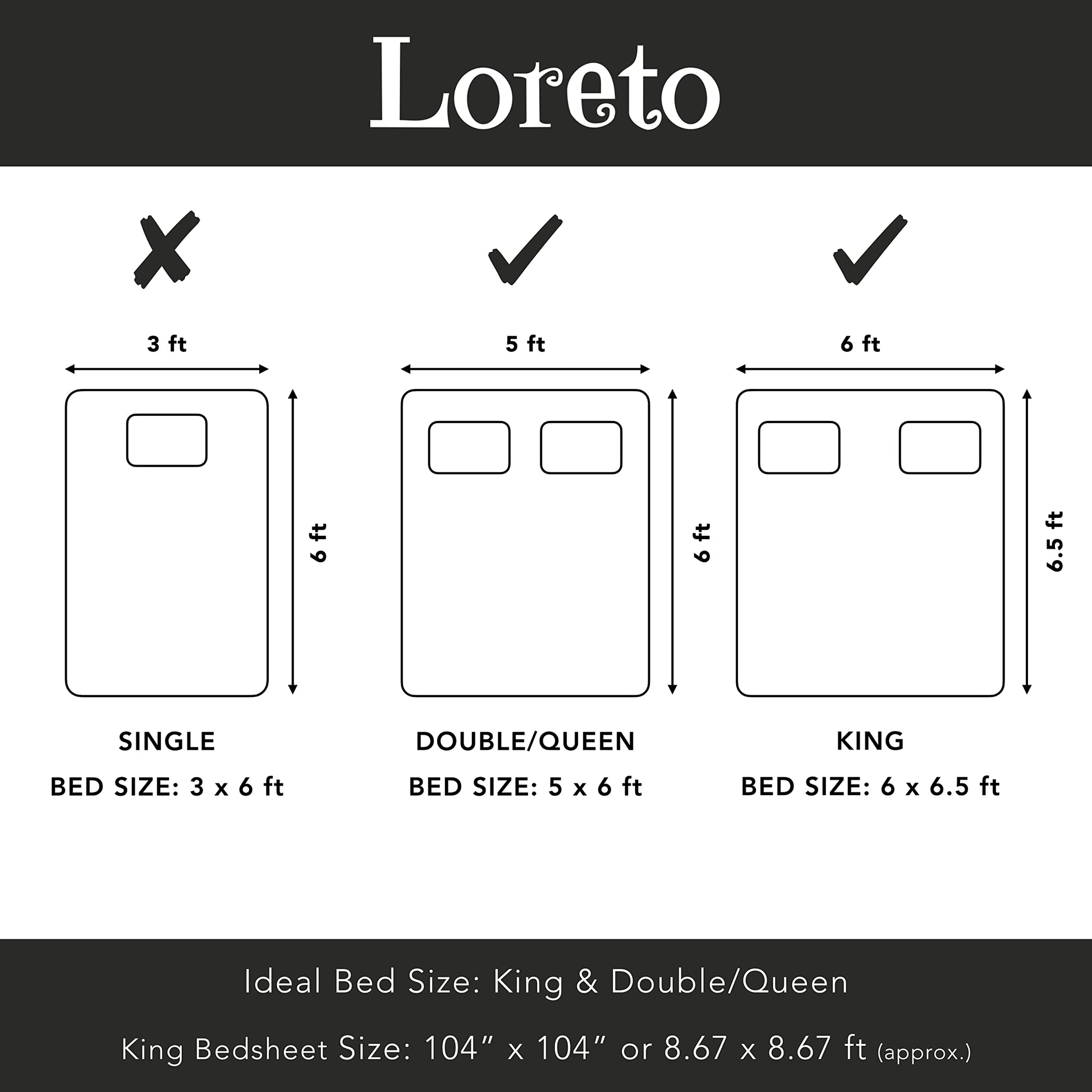 Lavender Grey Spring Harmony King Bedsheet - 144 TC 100% Cotton with 2 Pillow Covers (104 x 104 Inches)