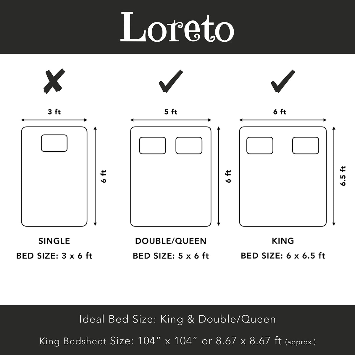 Loreto Solar Yellow King Bedsheet | 210 TC | 100% Cotton | 104 x 104 Inches