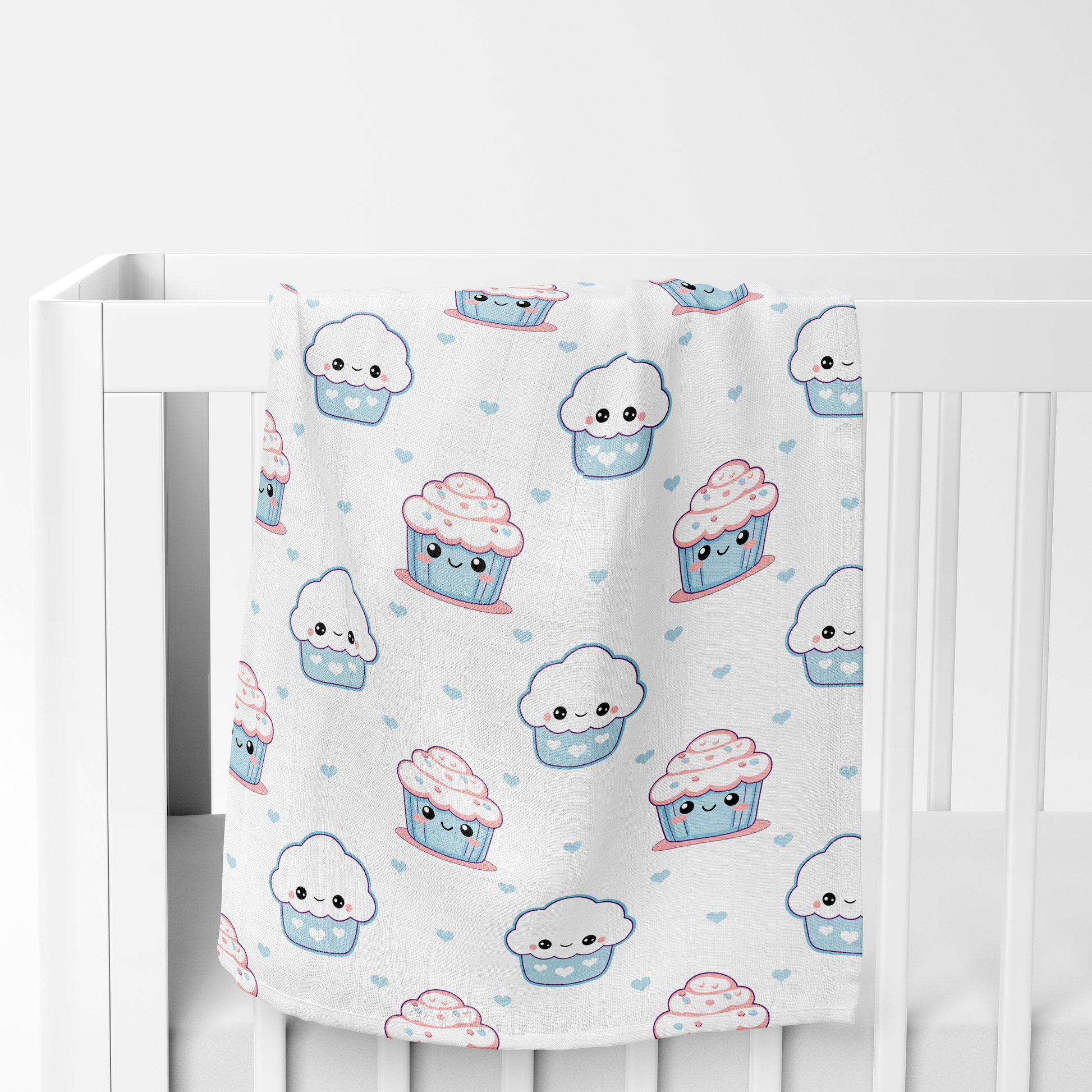 Loreto Baby Muslin Swaddle Combo Pack of 3 | 100% Cotton | Born To Fly, Cupcake & Little Duck