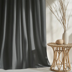 Dim Grey Window Curtain - Blackout Set of 1 (4 x 5 ft)