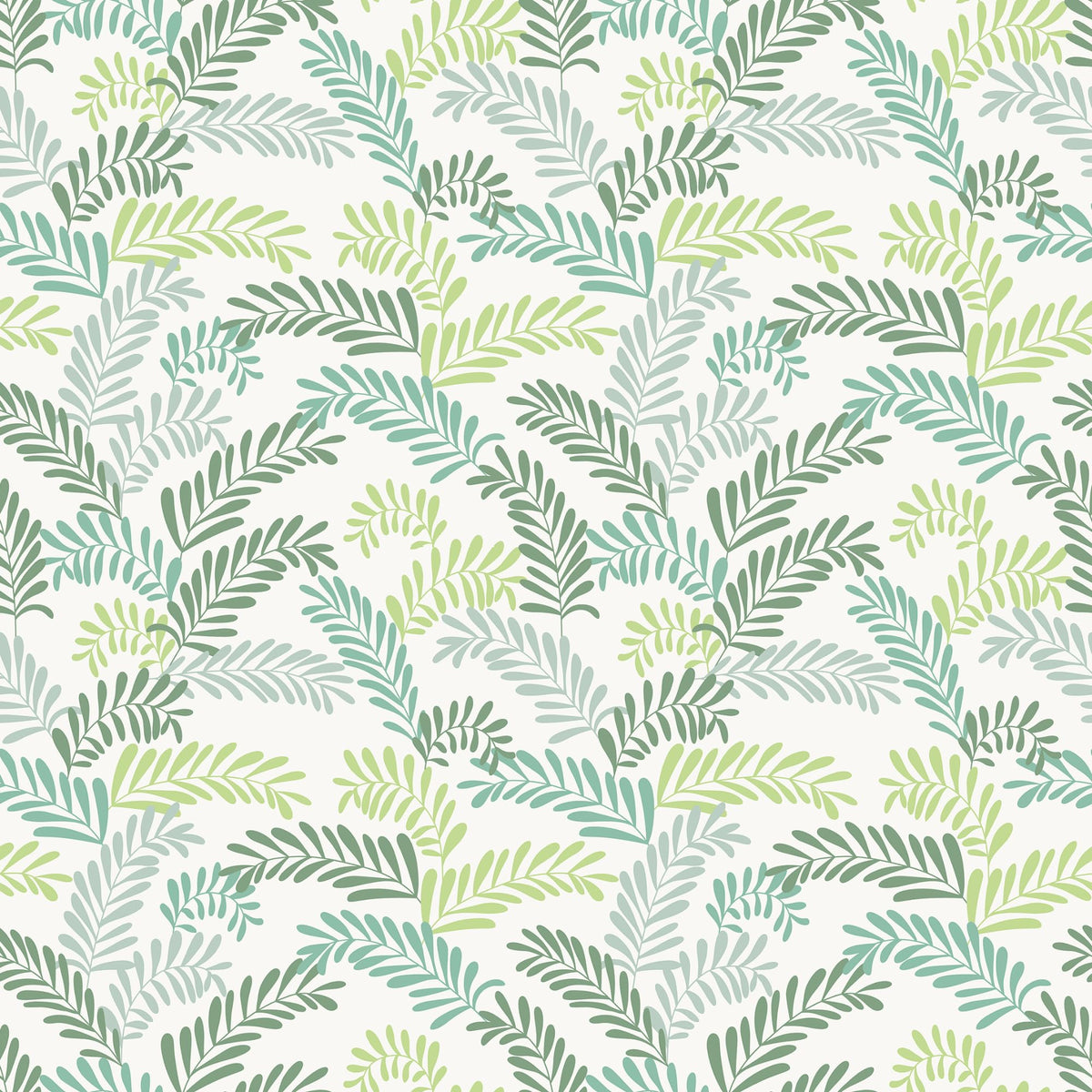 Loreto Green Leafy Haven Single Fitted Bedsheet | 100% Cotton | Fits 72 x 36 Inches | 8 Inch Pocket