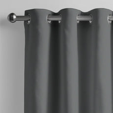 Dim Grey Window Curtain - Blackout Set of 1 (4 x 5 ft)
