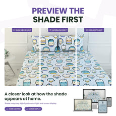 Playful Kawaii Pastel Drinks Print 100% Cotton Double Fitted Bedsheet, 144 TC, 78 x 60 Inches