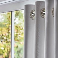 French Grey Window Curtain - Blackout Set of 2 (4 x 5 ft)