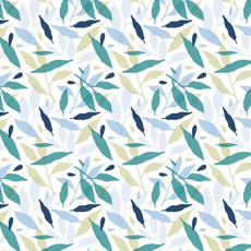 Green Leaf Double Bedsheet - 210 TC 100% Cotton with 2 Pillow Covers (90 x 90 Inches)
