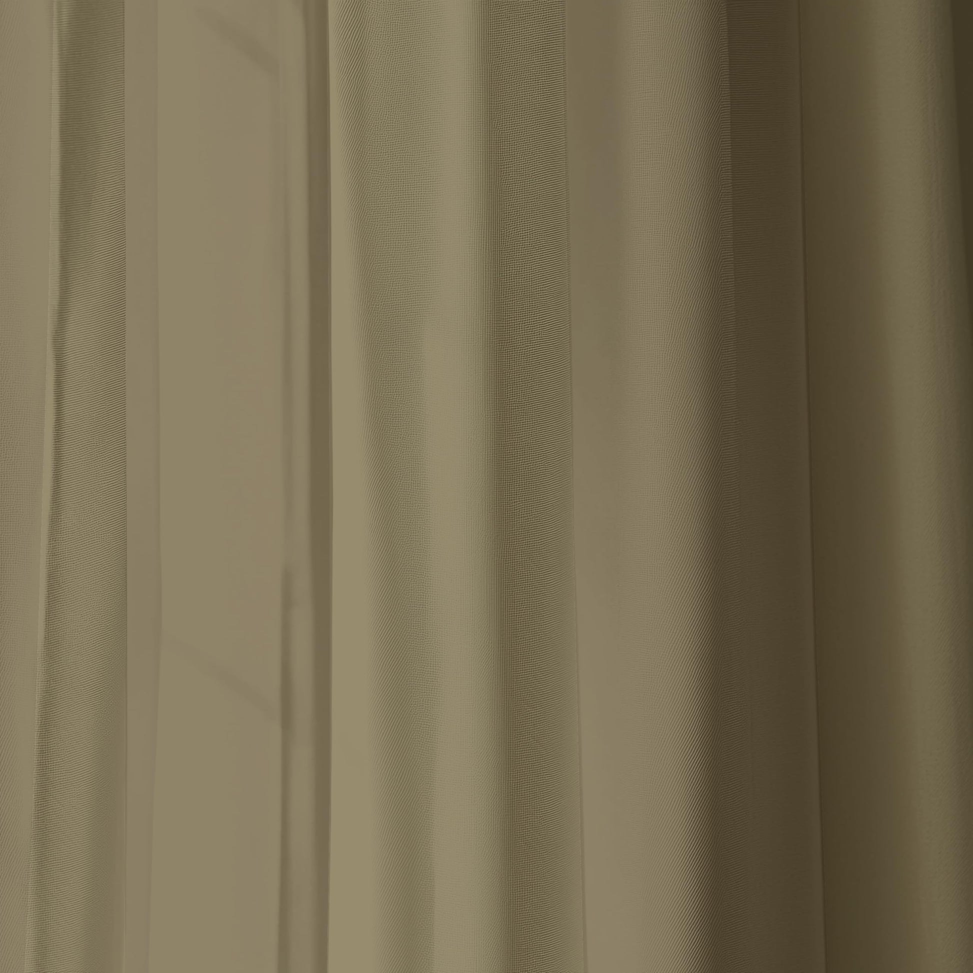 Light Khaki Window Curtain - Blackout Set of 1 (4 x 5 ft)