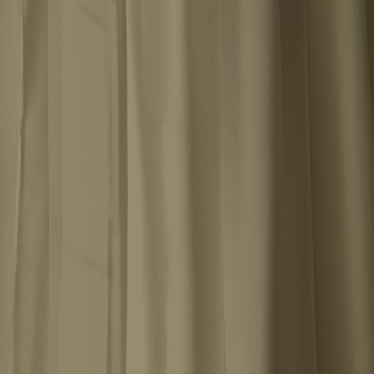 Light Khaki Window Curtain - Blackout Set of 1 (4 x 5 ft)