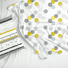 Tender Shoots Design 100% Cotton Flat Single Bedsheet, 144 TC