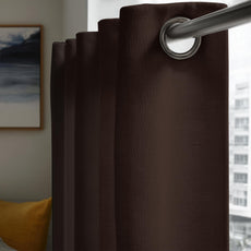 Dark Coffee Door Curtain - Blackout Set of 1 (4 x 7 ft)