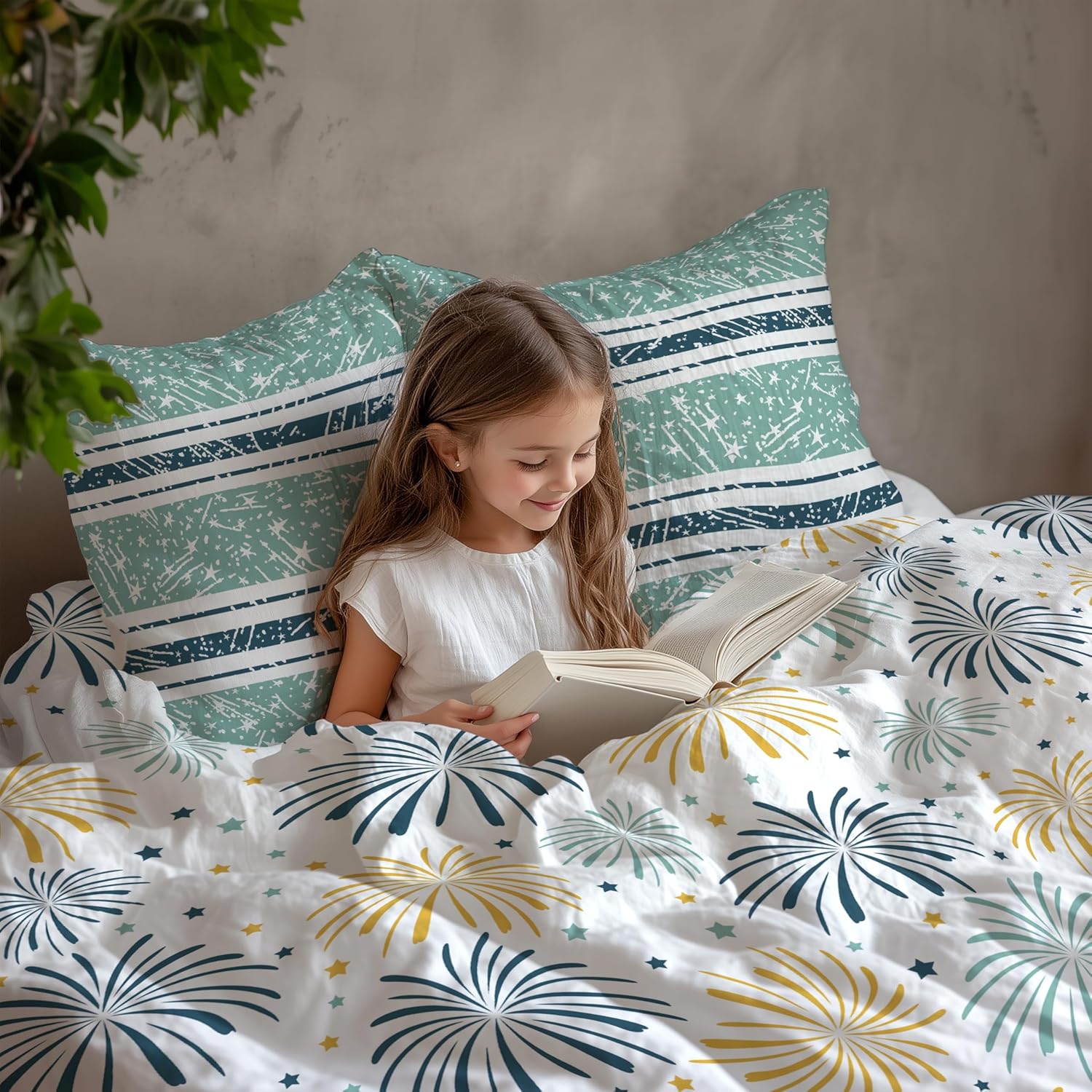 Sparkling Enamel 100% Cotton Flat Single Bedsheet, 144 TC