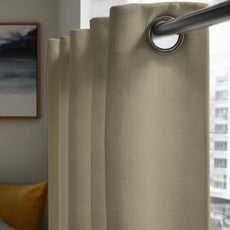 Light Khaki Window Curtain - Blackout Set of 1 (4 x 5 ft)