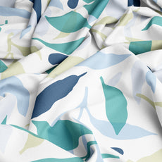 Green Leaf Whisper Single Bedsheet - 210 TC 100% Cotton with 1 Pillow Cover (58 x 88 Inches)