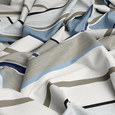 Classic Stellar Striped 100% Cotton Flat Single Bedsheet, 144 TC