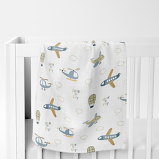 Loreto Baby Muslin Swaddle Combo Pack of 3 | 100% Cotton | Born To Fly, Cupcake & Little Duck